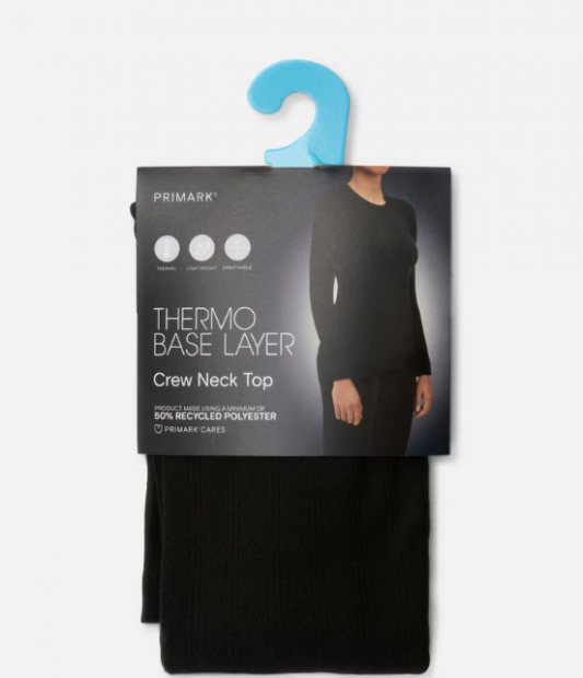 Camiseta térmica de pointelle de Primark