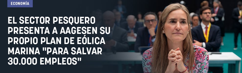 El sector pesquero presenta a Aagesen su propio plan de eólica marina para salvar 30.000 empleos