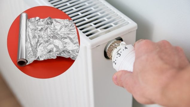 Truco con papel albal para ahorrar en calefacción