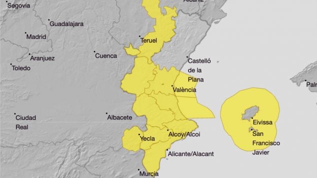 viento Comunidad Valenciana