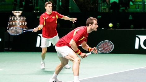 Marcel Granollers y Pedro Martínez. (EFE)