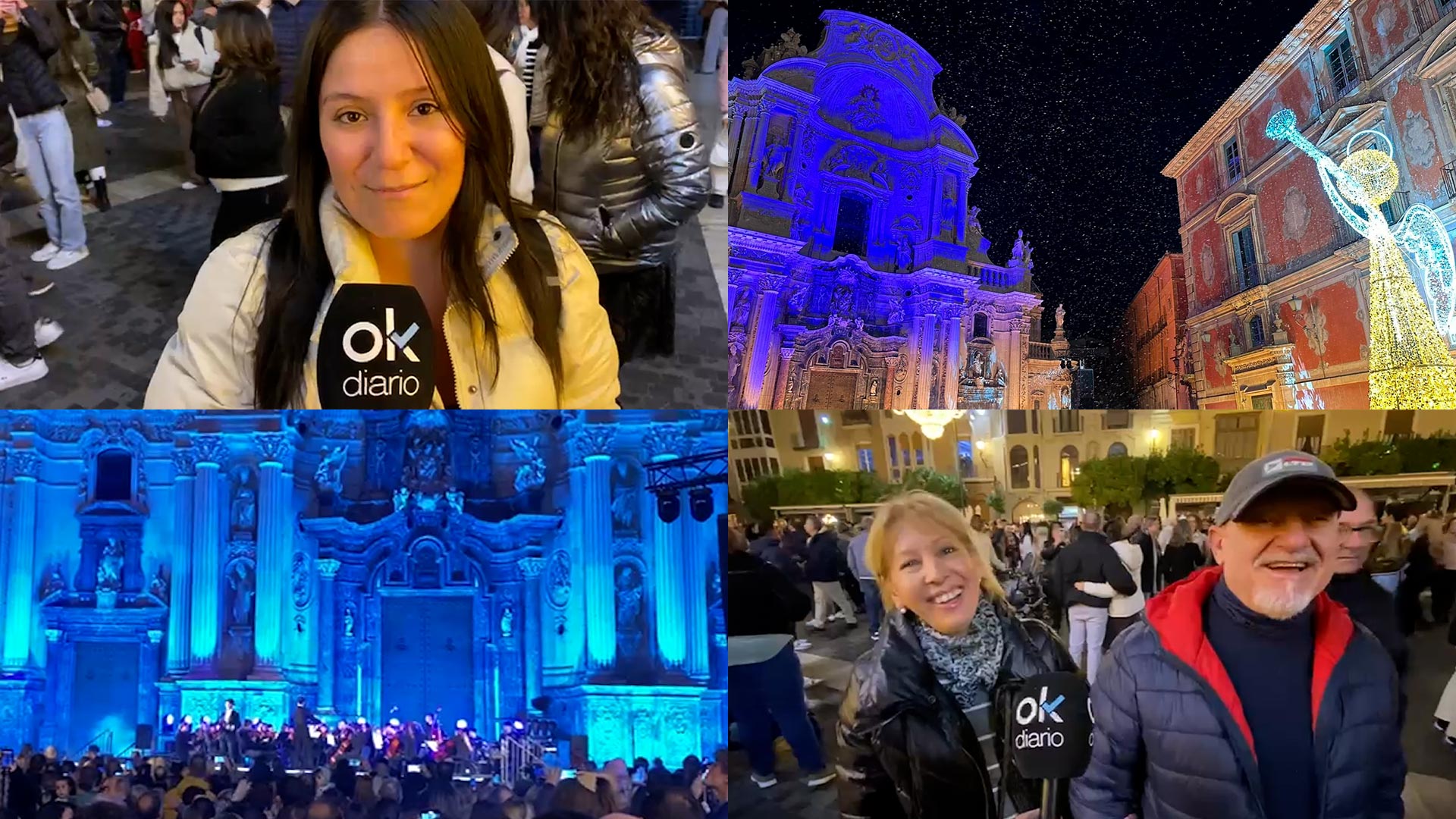 Murcia enciende la Navidad más grande de su historia