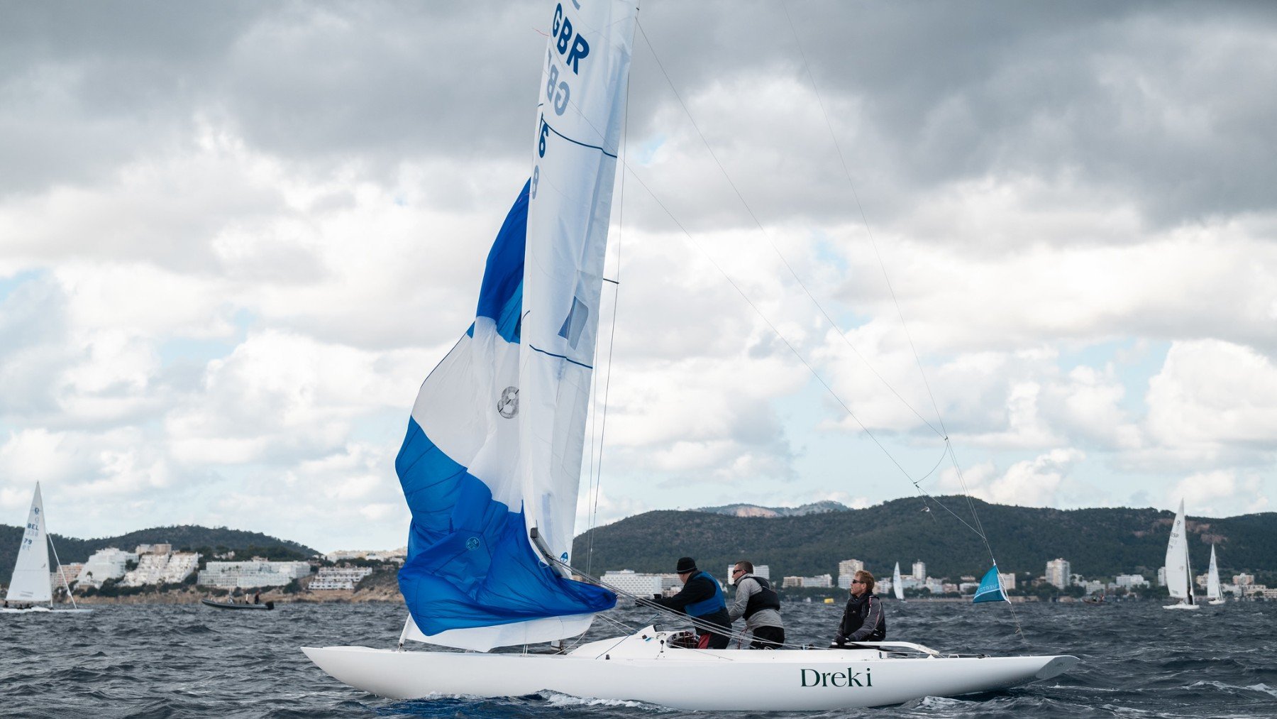 Un momento de la regata.