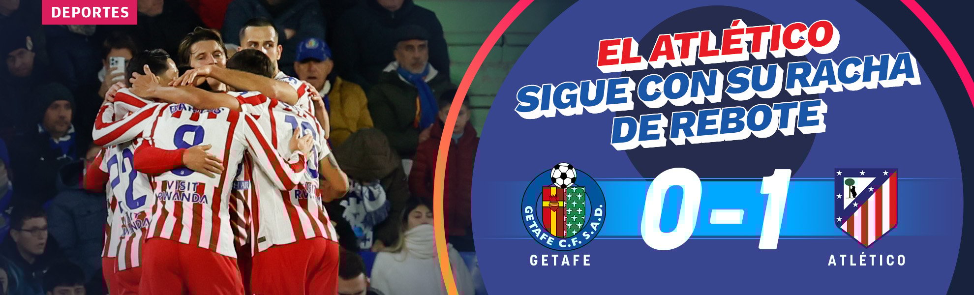 El Atlético de Madrid sigue con su racha... de rebote