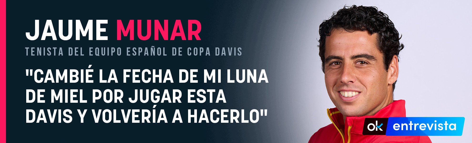 Munar: Cambié la fecha de mi luna de miel por jugar esta Davis y volvería a hacerlo