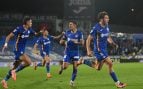 Mario Martín celebra un gol con el Getafe.
