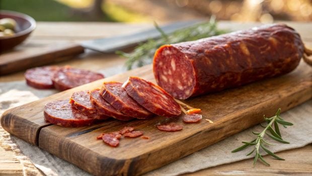 Chorizo, embutido, chorizo ib&eacute;rico