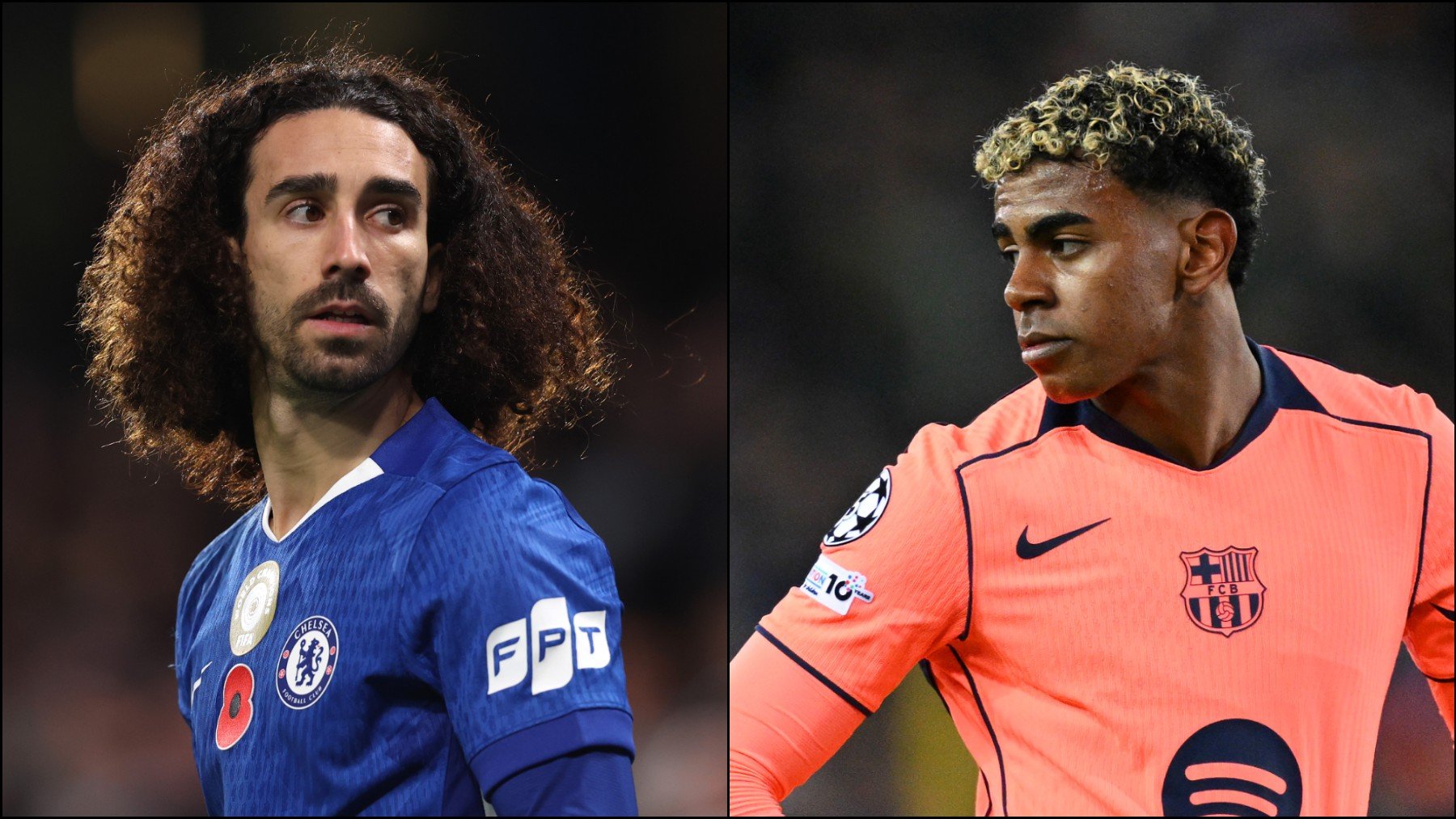 Antony, Doué, Dembélé... y ahora Lamine Yamal: otro gran reto para Cucurella