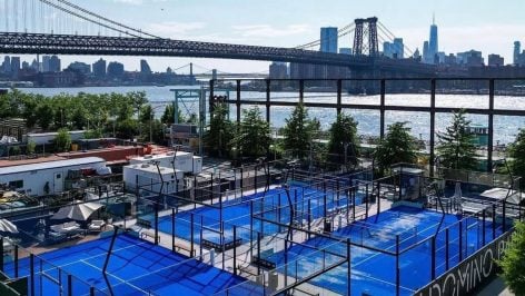 Un club de pádel en Nueva York.