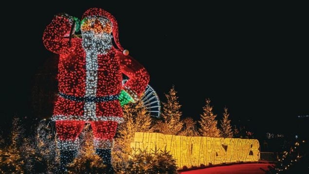 mercadillo Navidad Papá Noel Barcelona