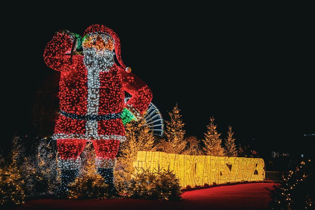 El icónico Papa Noel gigante de Le Barcarès.