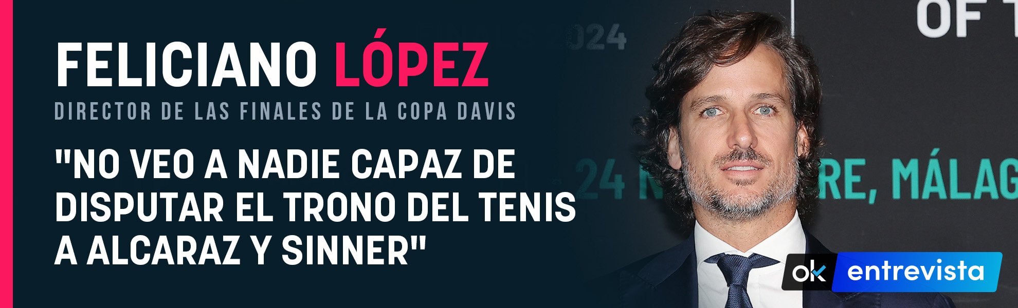 Feliciano López: No veo a nadie capaz de disputar el trono del tenis a Alcaraz y Sinner