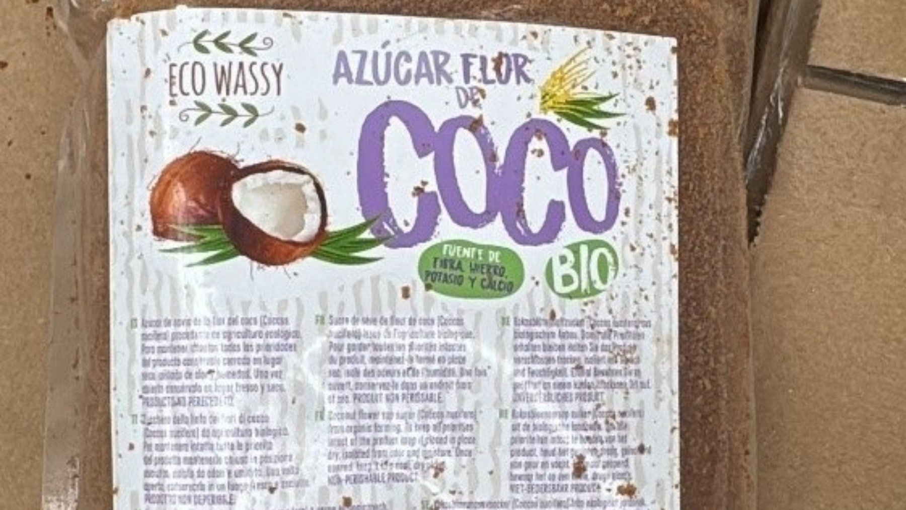 La lista crece: Sanidad vuelve a advertir de otro lote de azúcar de coco Bio afectado por sulfitos