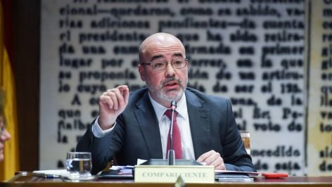 Francisco Martín en el Senado. (Foto: EP)