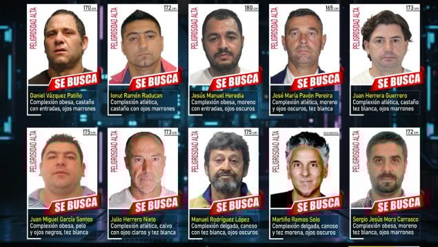 Cuatro andaluces entre los 10 fugitivos más buscados de España: dos narcos, un asesino y un violador