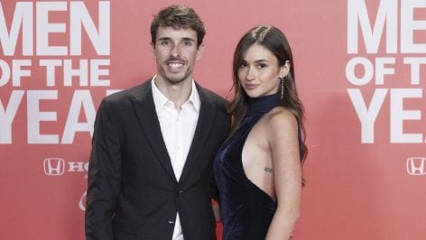 Gabriela Guzmán con Álex Márquez. (Foto: Gtres)