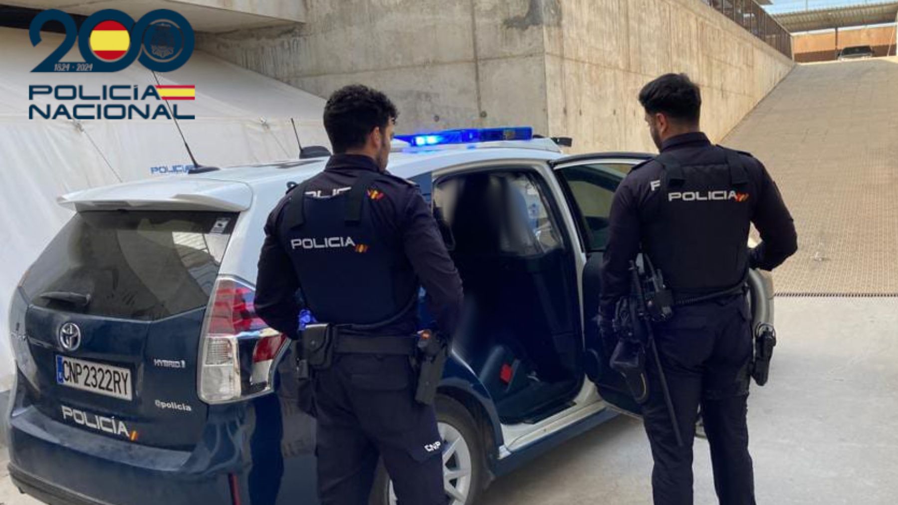 Agentes de Policía Nacional.