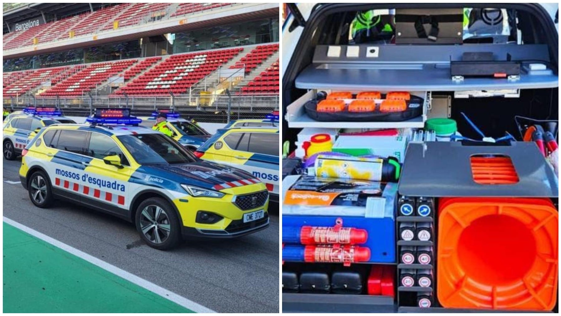 Mossos, Tr&aacute;fico, Guardia Civil