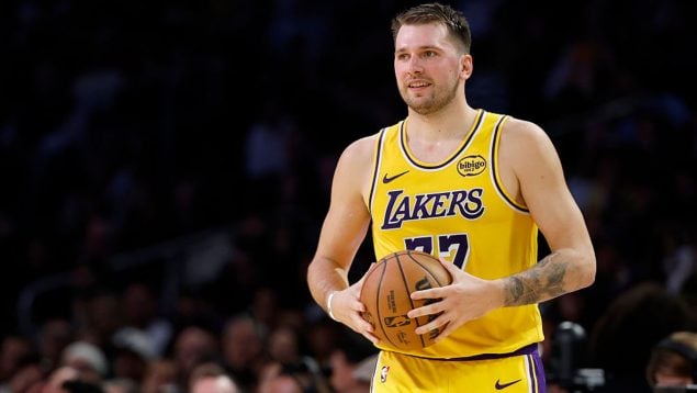 Luka Doncic, en un partido de la NBA (Getty Images)
