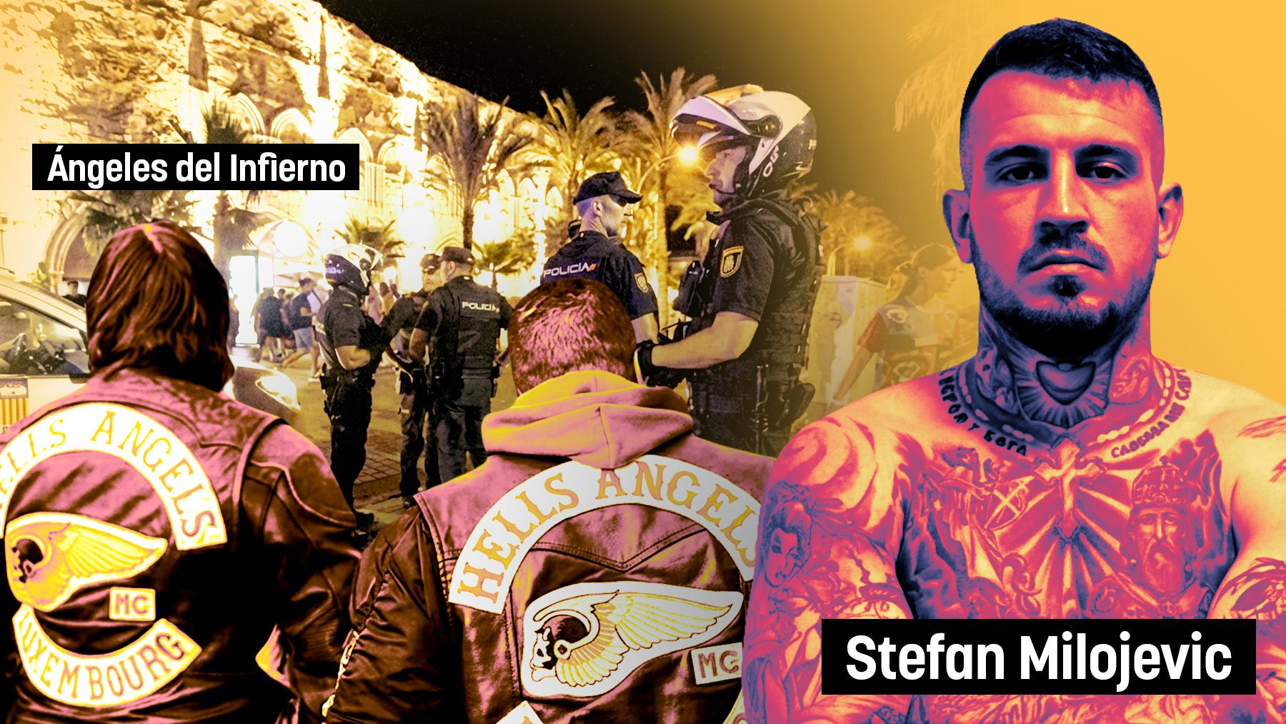 Las bandas de moteros tenían porteros colocados por las discotecas de la Playa de Palma para vender droga