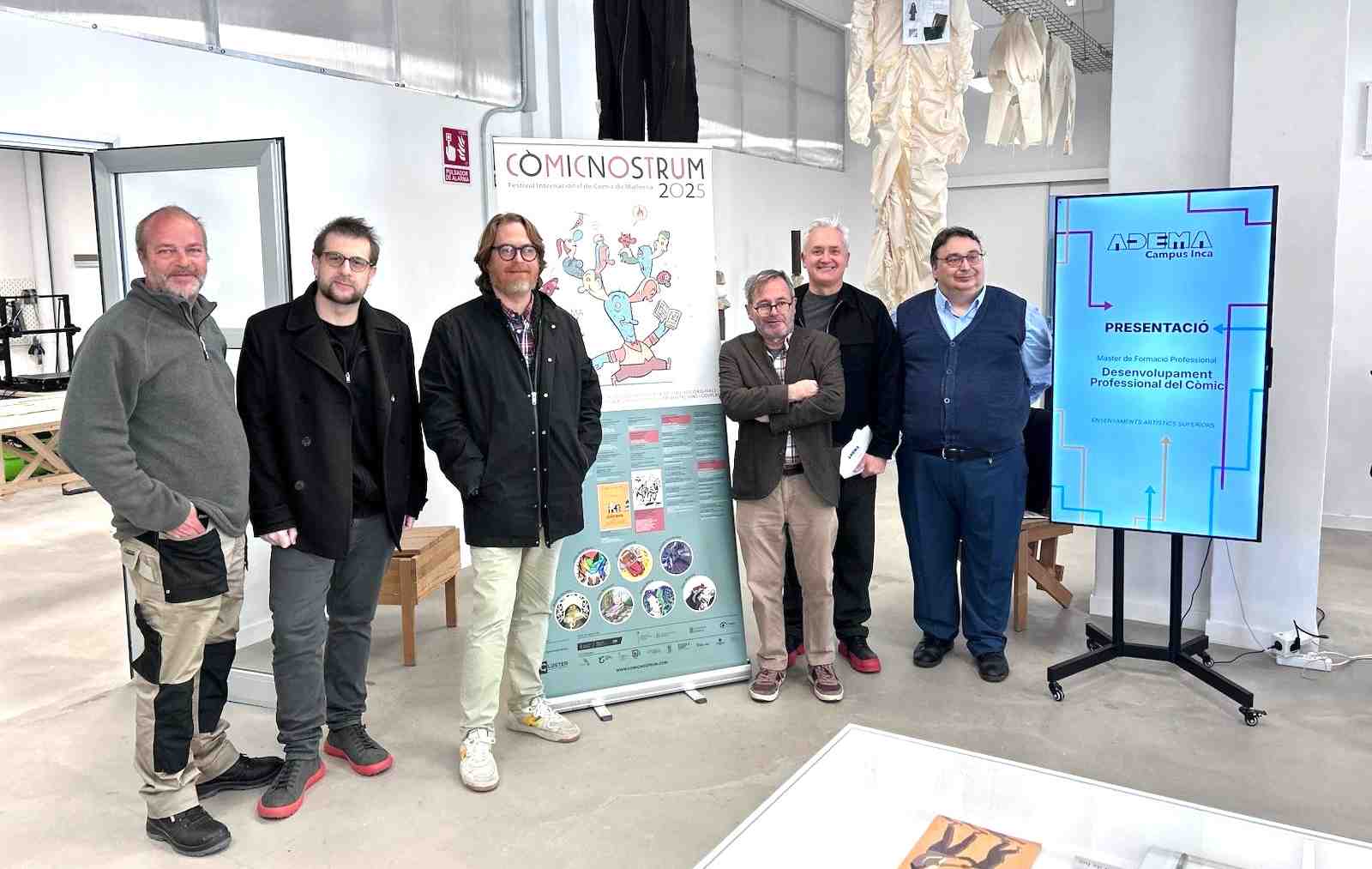 Presentación del nuevo máster de cómic de ADEMA.