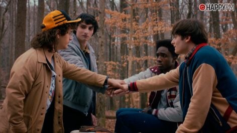 Escena de Stranger Things, serie de Netflix.