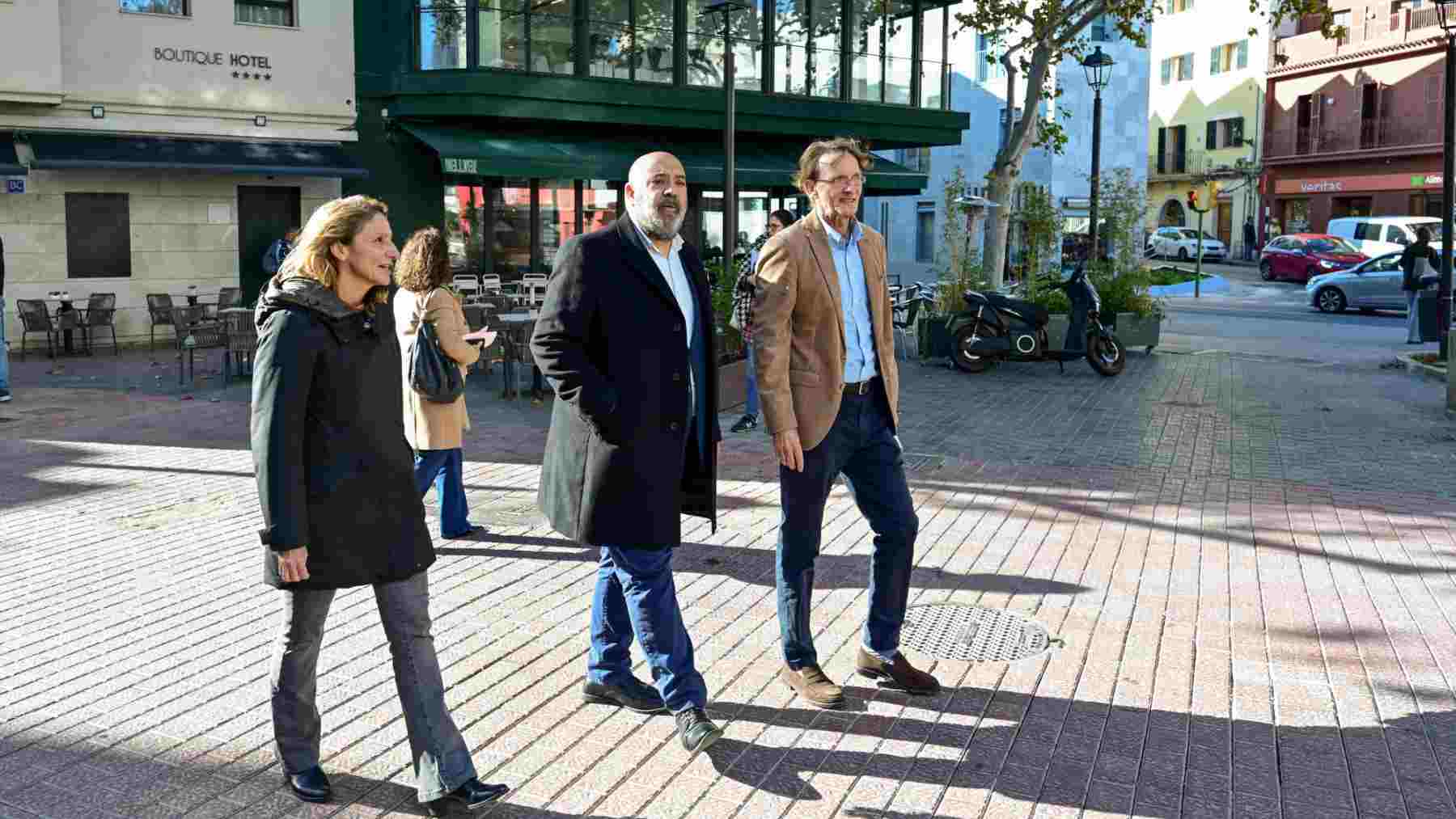 Lavado de cara del barrio de El Terreno con la remodelación de la degradada Plaza Gomila