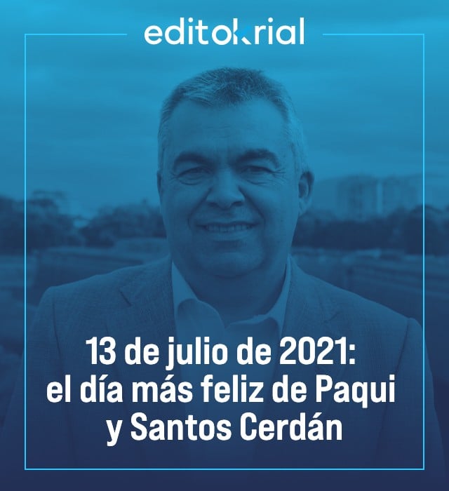 13 de julio de 2021: el día más feliz de Paqui y Santos Cerdán