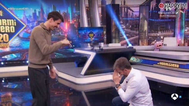 Álex Márquez y Pablo Motos en El Hormiguero (Atresmedia).