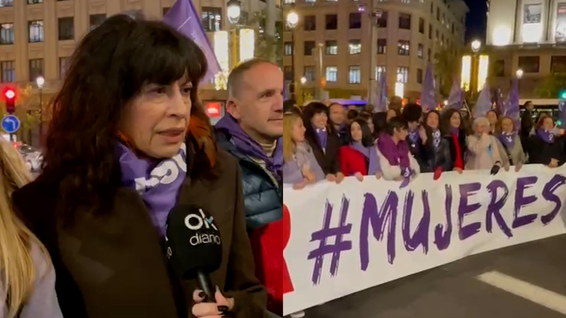 Histórico pinchazo de la izquierda feminista: ni 1.000 personas en las manifestaciones del 25N en Madrid