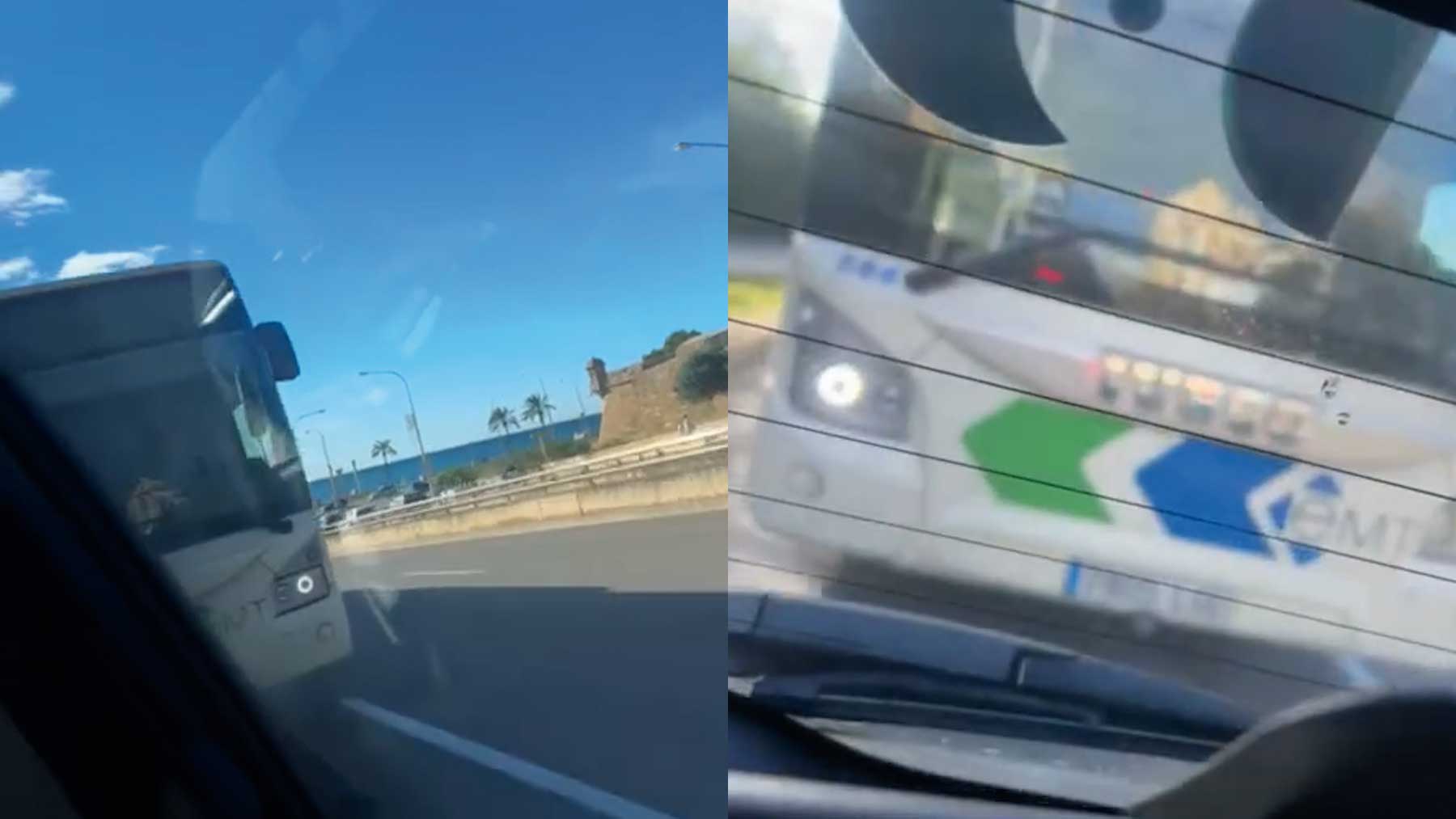 Una chófer de la EMT de Palma intenta embestir a otra conductora al grito de ¡eres una zorra!