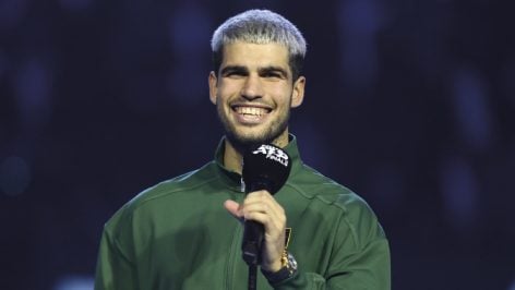 Carlos Alcaraz en un torneo. (Foto: Gtres)