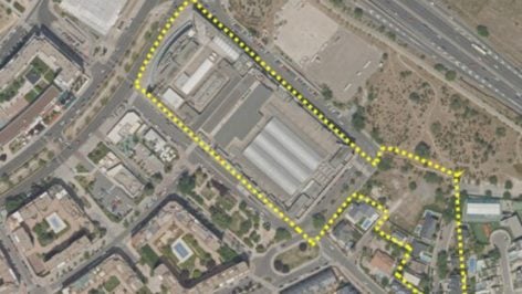 Área donde se construirá el Centro de la Movilidad Sostenible.