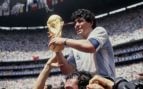 Diego Armando Maradona, celebrando la Copa del Mundo de 1986. (Getty Images)