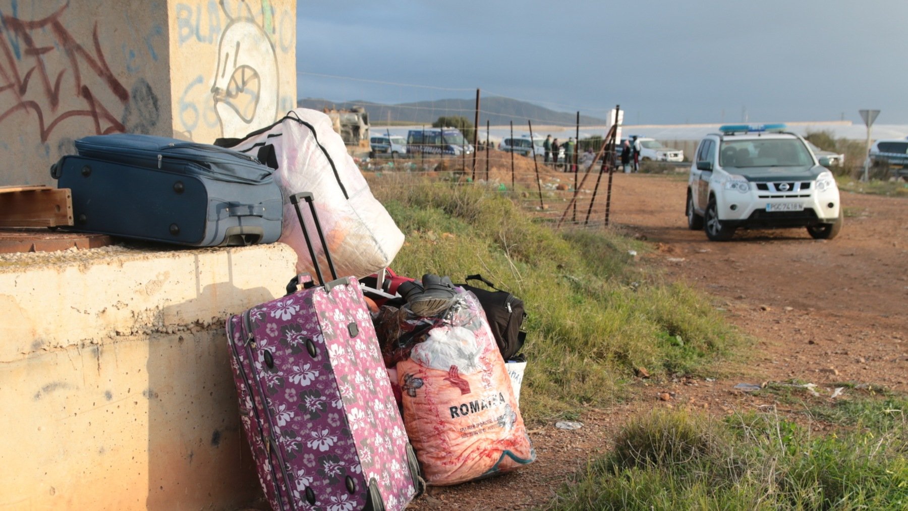 Poblado chabolista en Níjar, Almería. (Europa Press)
