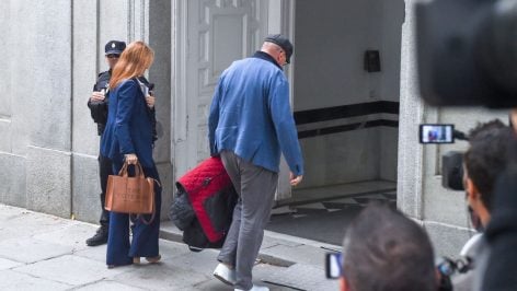 Koldo García llegando al Tribunal Supremo. (EP)