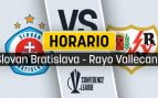 Slovan Bratislava Rayo Vallecano horario