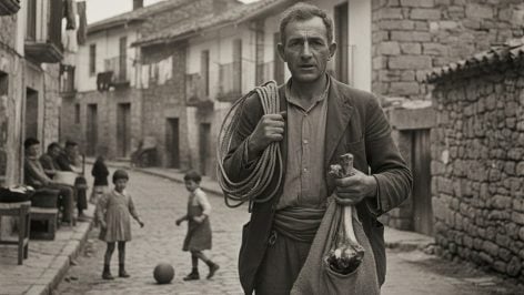 Ilustración ficticia de un sustanciero. Foto: ilustración propia.