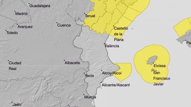 alerta Comunidad Valenciana