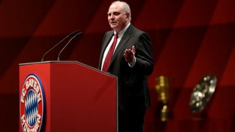 Uli Hoeness, presidente de honor del Bayern de Múnich. (Getty Images)