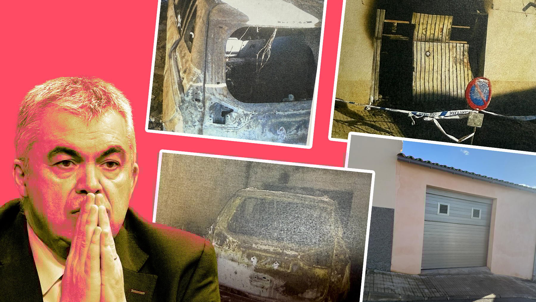 El cuñado de Santos Cerdán a un familiar antes de incendiar la casa de su mujer: ¡Te voy a matar!