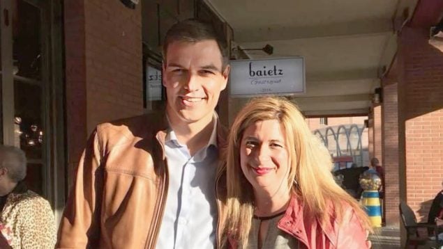 Pedro Sánchez y Leire Díez.