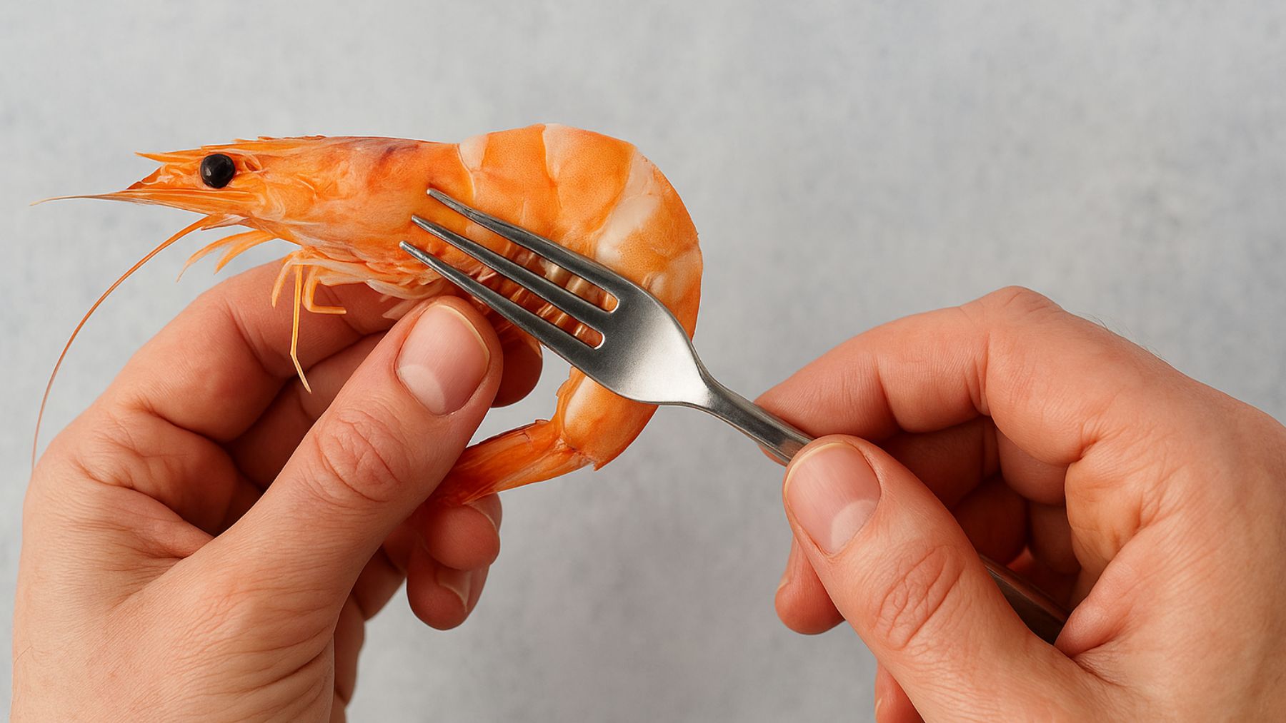 Parece broma pero funciona: el truco infalible para pelar las gambas estas navidades sin mancharte los dedos