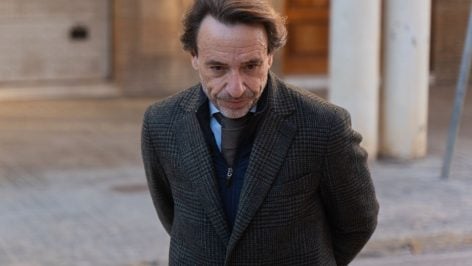 José Manuel Cuenca, este miércoles. A su llegada a los juzgados de Catarroja. En Valencia. (JORGE GIL / EUROPA PRESS).