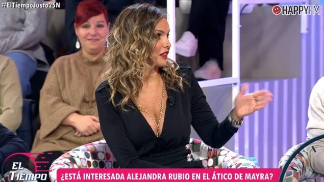 Marta López en El tiempo justo. (Mediaset)