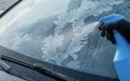 Hielo del parabrisas