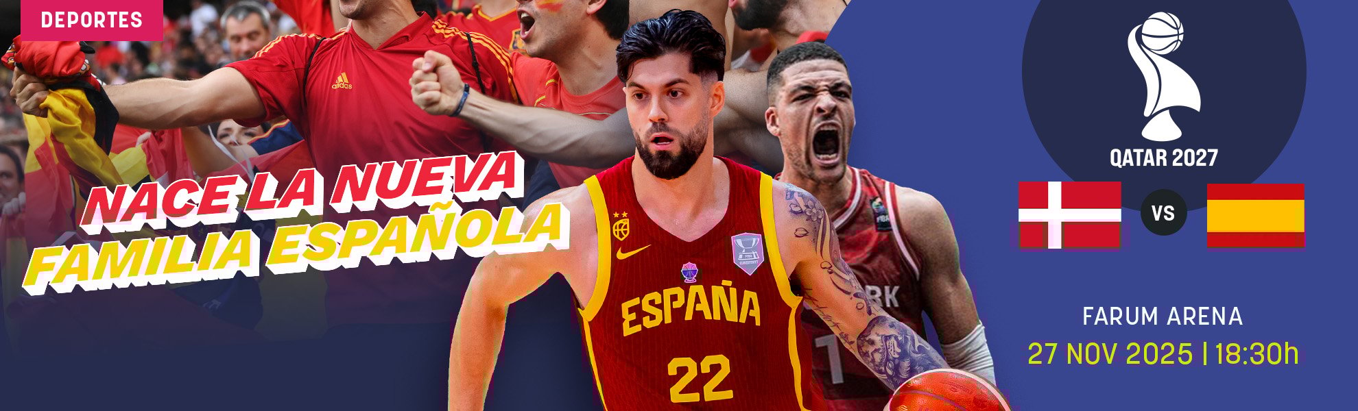 Dinamarca-España: nace la nueva familia española de Chus Mateo