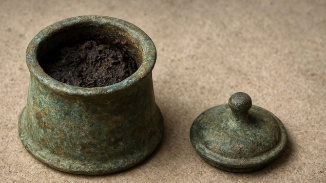 Tintero, Imperio romano, descubrimiento