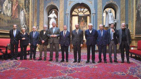 Acto homenaje a Javier Lambán. (EP)