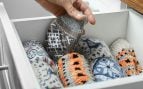 Truco para ordenar el cajón de los calcetines
